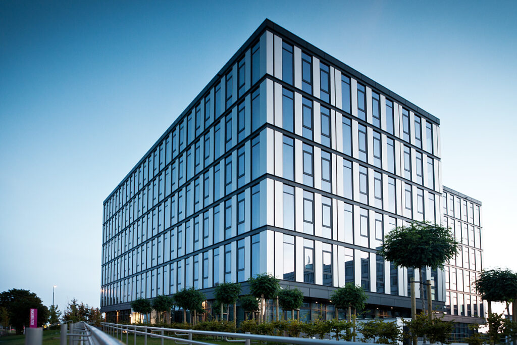 Budynek PPTP, Poznań Dębiec 406 widok z drona