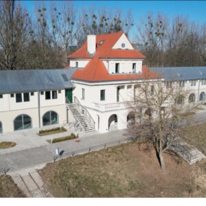 Łazienki Rzeczne widok z drona